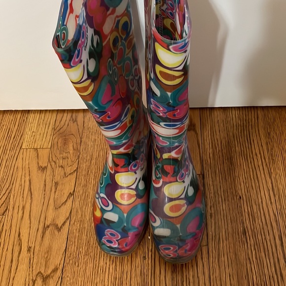 Coach colorful rain boots - Picture 4 of 4